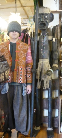 原人 気彫りオブジェ