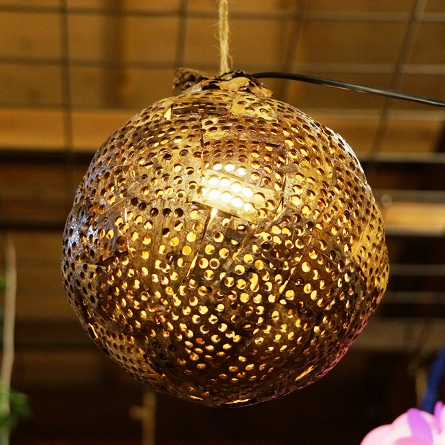 ココナッツランプ/アジアンインテリア ココナッツランプ/アジアンインテリア