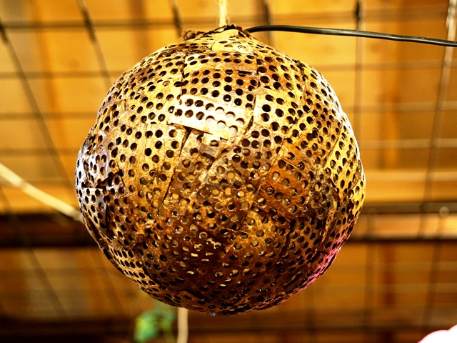 ココナッツランプ/アジアンインテリア ココナッツランプ/アジアンインテリア