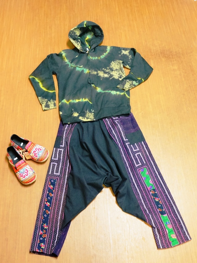 エスニックファッション パーカー エスニックファッション タイダイ