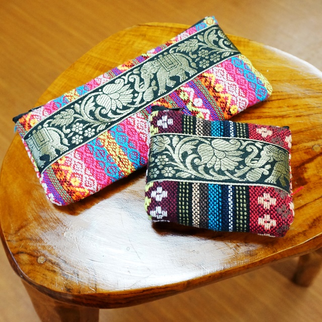 ポーチ/ネパール ゲリコットン ポーチ/ネパール ゲリコットン