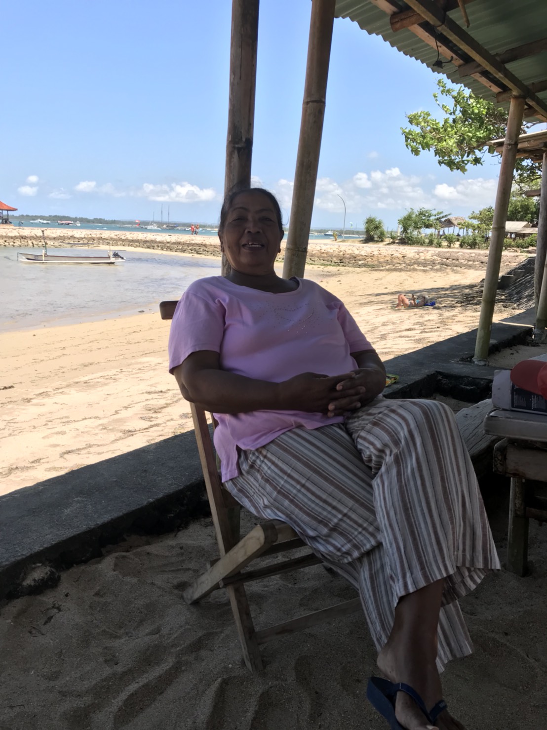 サヌール,サヌールビーチ,マリアおばちゃん