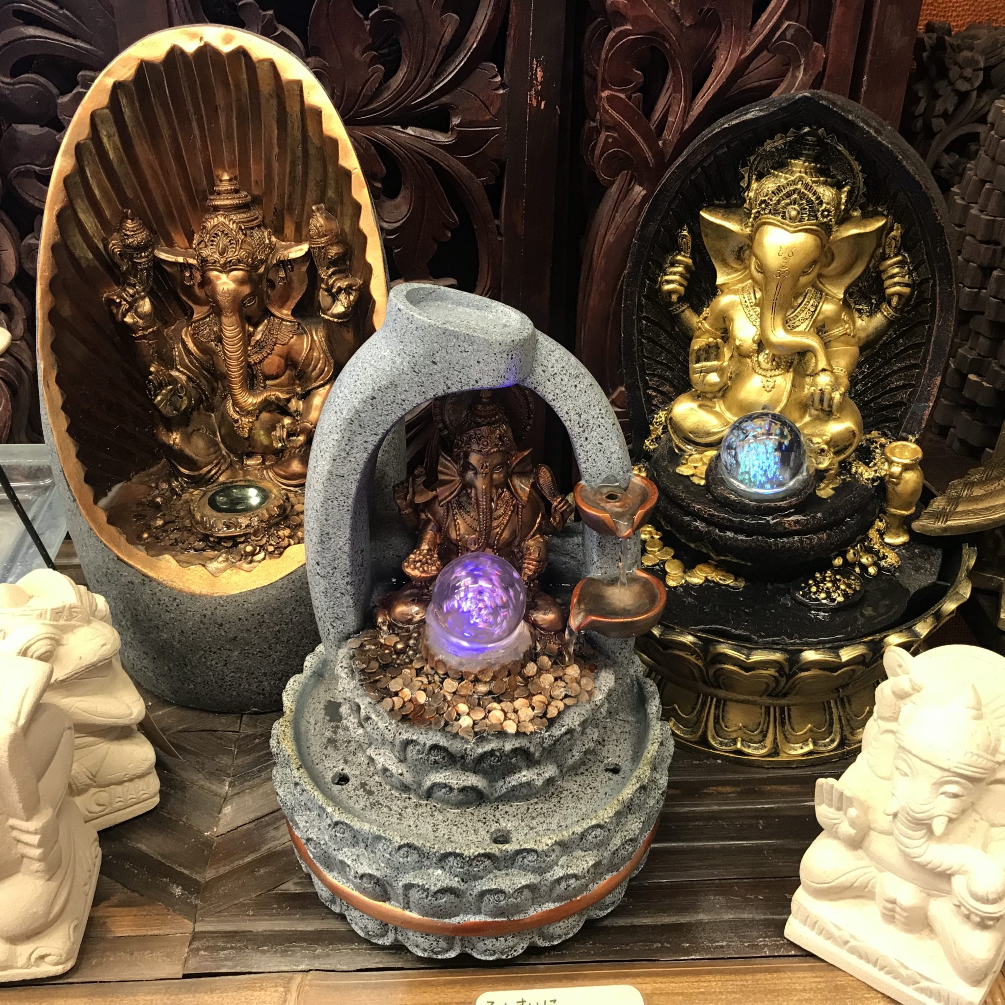 ウォーターファウンテン／噴水／ガネーシャ