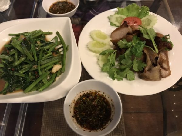 空芯菜の炒め物