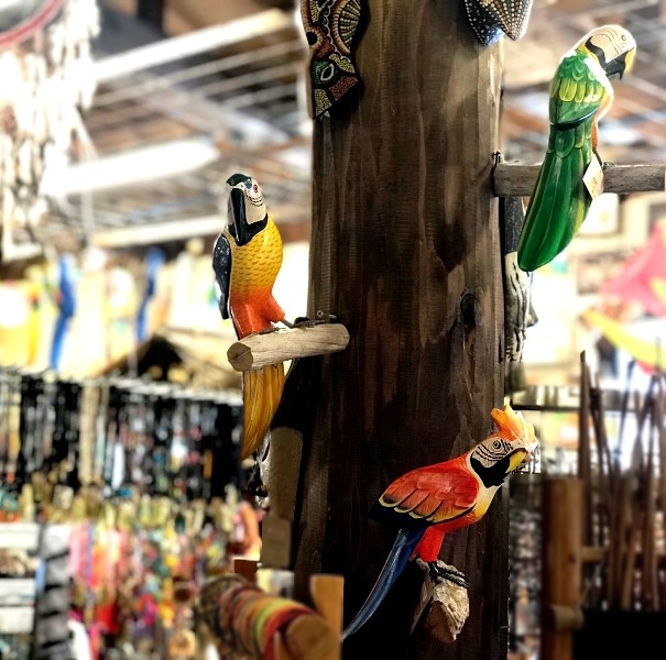 鳥雑貨／バリ木彫り