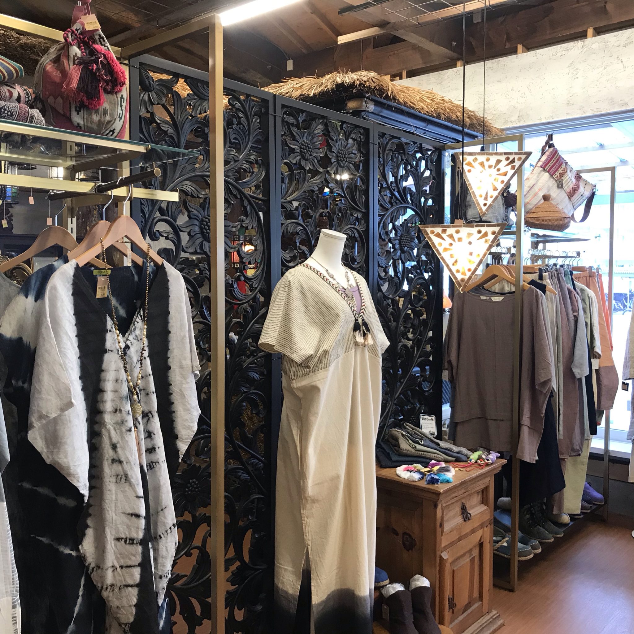 ネパール洋服,ヘンプワンピース