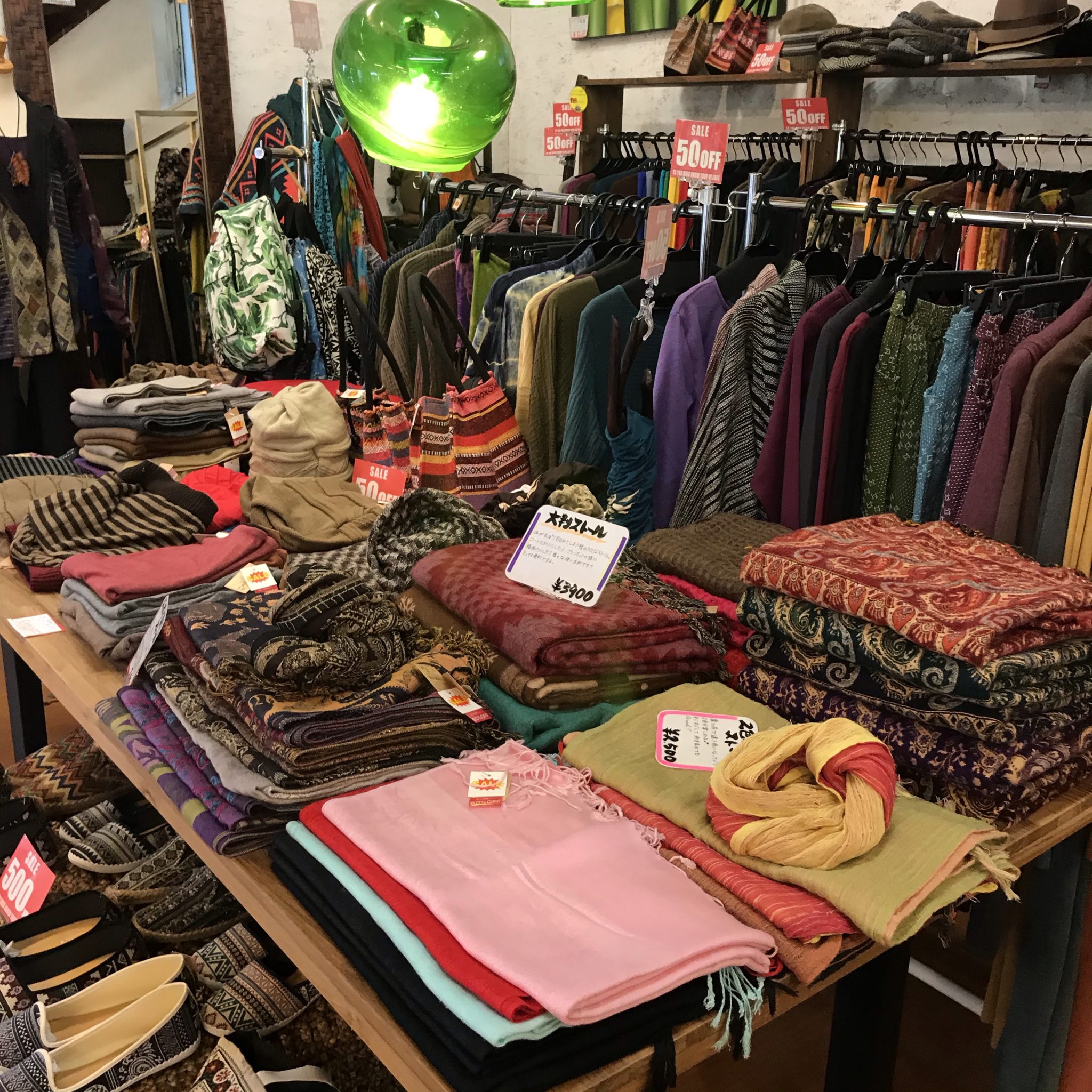 エスニックファッション，ストール