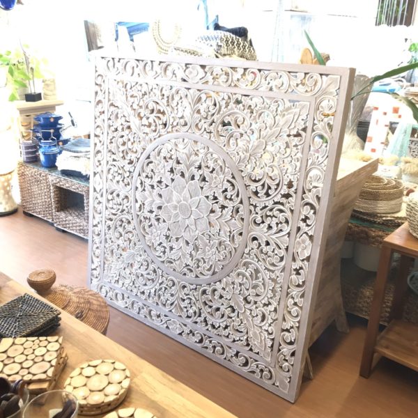 透かし彫り/アートパネル/レリーフ/バリ家具