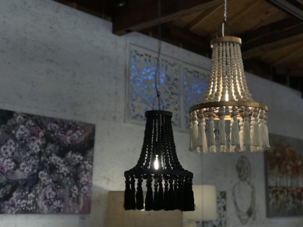 シャンデリア/ウッドビーズj