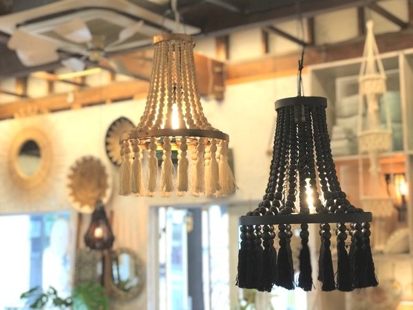 シャンデリア/ウッドビーズj