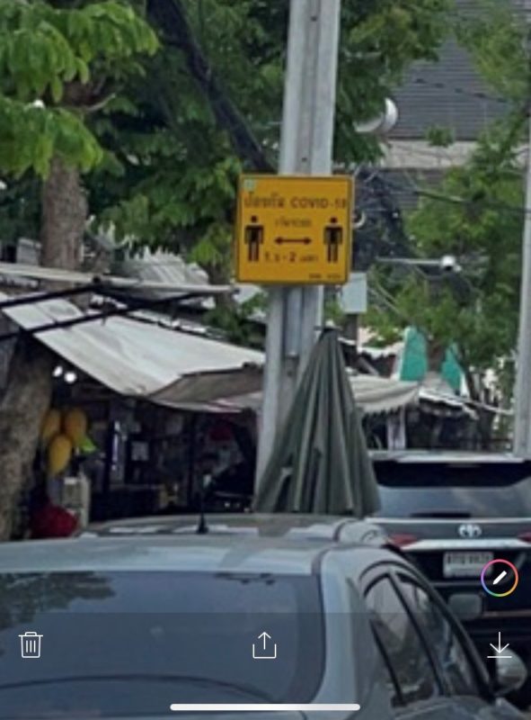 ソーシャルディスタンス　チャトチャックウィークエンドマーケット