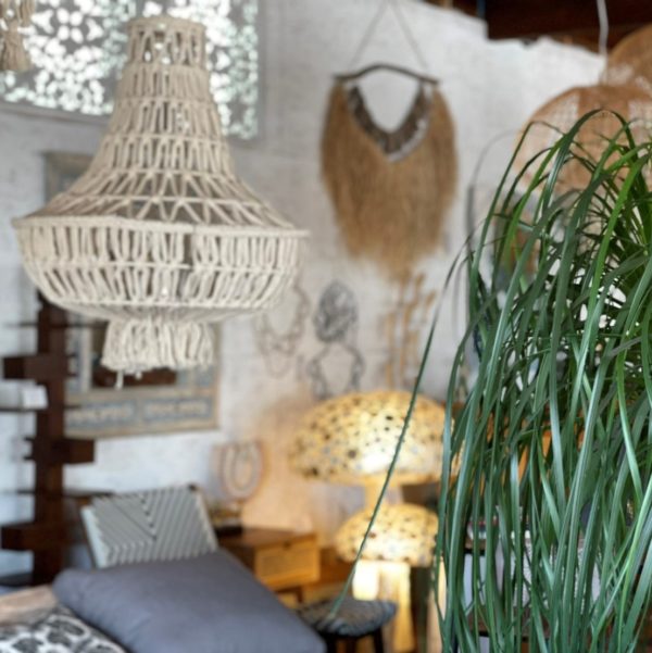 ボヘミアンインテリア　BOHOスタイル　マクラメ