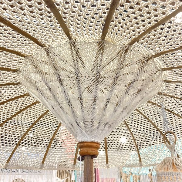 バリ傘／パユン／パラソル／マクラメ