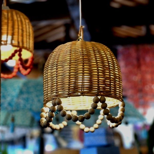 ラタンペンダントライト