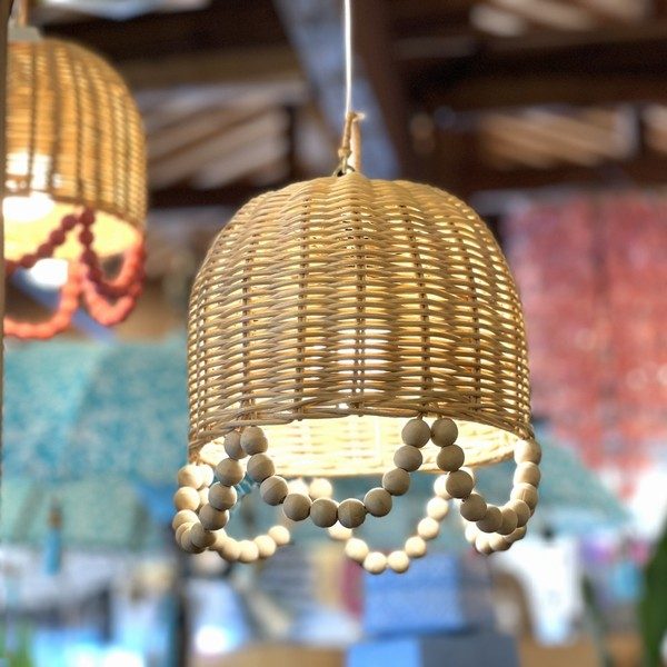 ラタンペンダントライト