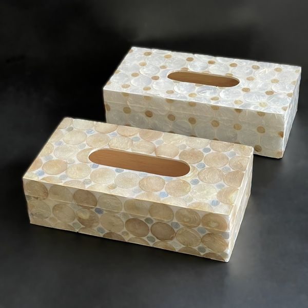 ティッシュケース 貝のティッシュケース