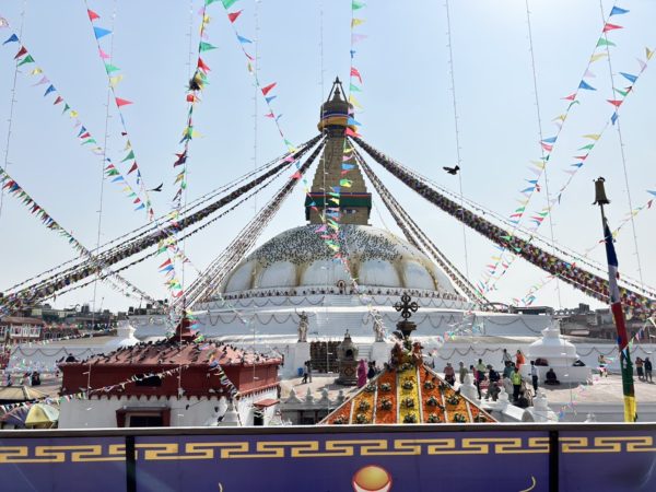 ストゥーパ　ボダナート　ネパール世界遺産