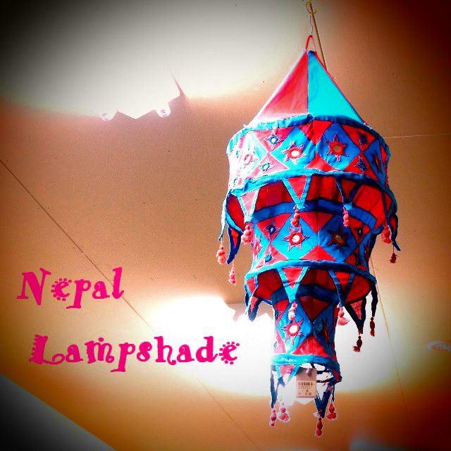 ネパール　ランプシェード