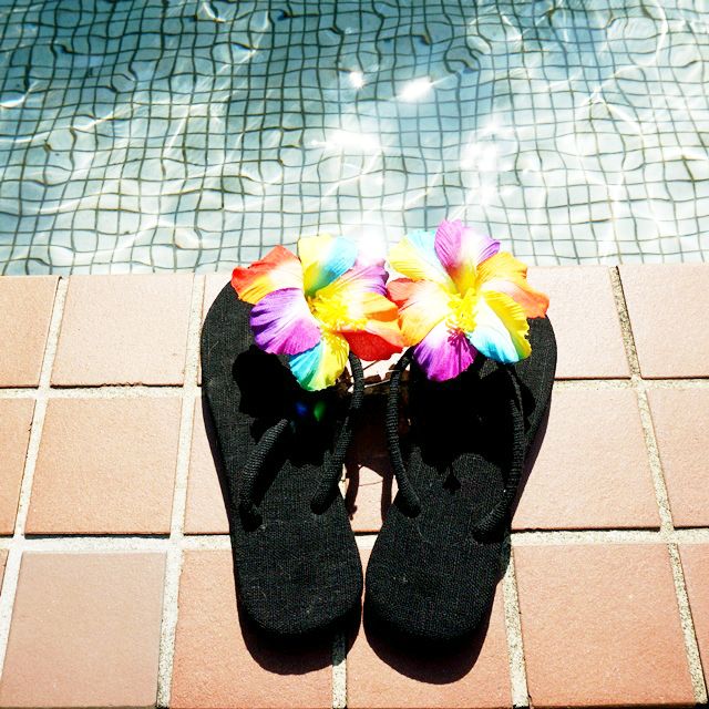 ビーチサンダル/ハイビスカス サンダル/エスニックファッション ビーチサンダル/ハイビスカス サンダル/エスニックファッション