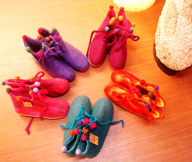 フェルトルームシューズ フェルト室内履き