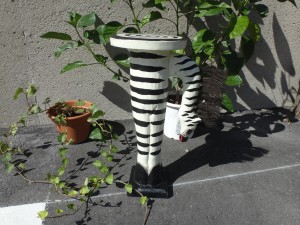 木彫りのシマウマ(小)