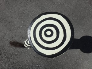 木彫りのシマウマ(大)