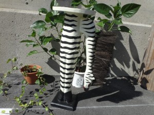 木彫りのシマウマ(大)