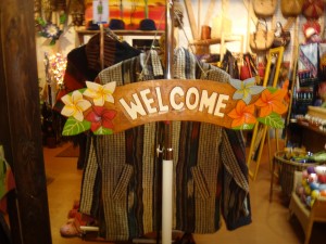 welcomeプレート