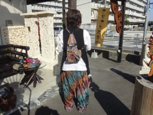 エスニック折りたたみリュック エスニック折りたたみリュック