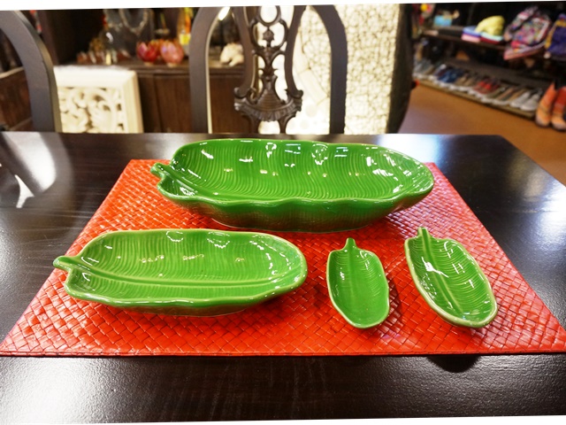 バナナリーフ皿/アジアンキッチン雑貨 バナナリーフ皿/アジアンキッチン雑貨