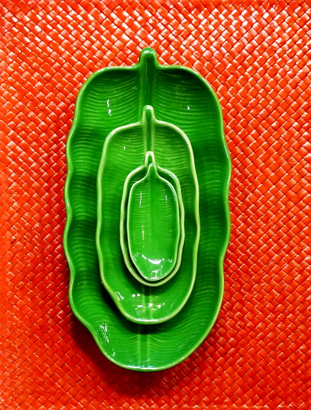 バナナリーフ皿/アジアンキッチン雑貨 バナナリーフ皿/アジアンキッチン雑貨