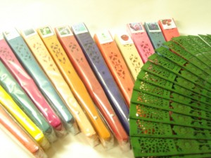 香りつき扇子