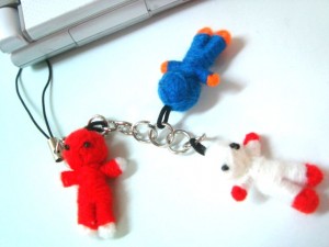 身代わり人形ストラップ