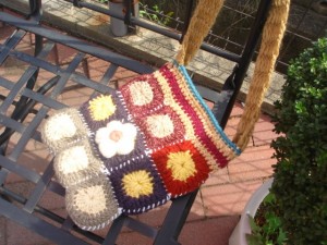 ネパール手編みバッグ