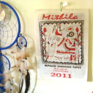 ロクタ紙カレンダー アジアンカレンダー