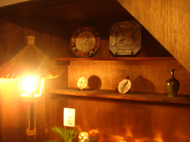 ストロー灯篭ランプ