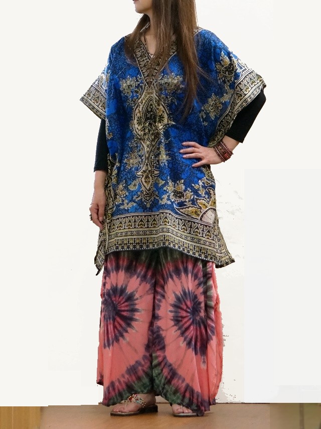 ドルマントップス/エスニックプリント ドルマントップス/エスニックプリント