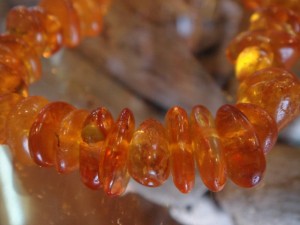 琥珀　ブレスレット