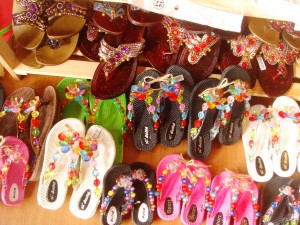 ビーズサンダル