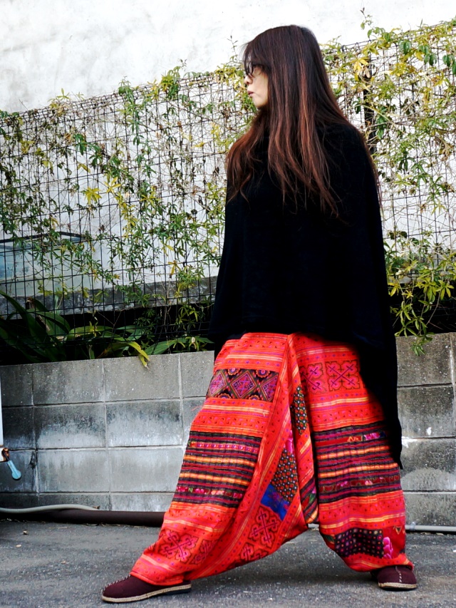 スタッフコーデ 冬のエスニックファッション アジアンライフスタイルチャナン