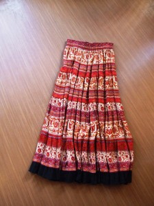 ジャイプリ柄スカート