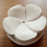 ライムストーンお香立て(中) ライムストーンお香立て(中)