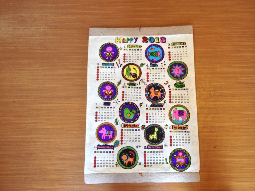 2013年カレンダー