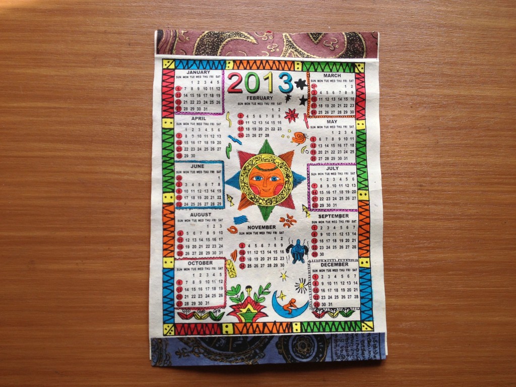 2013年カレンダー