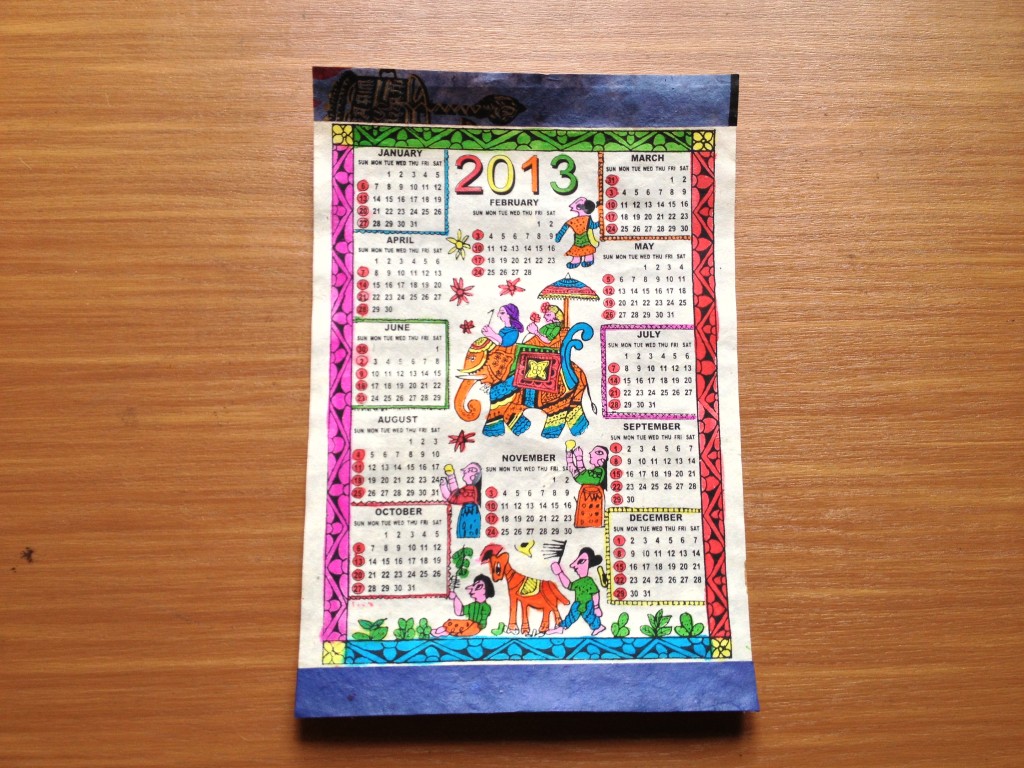 2013年カレンダー