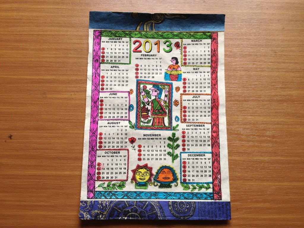 2013年カレンダー