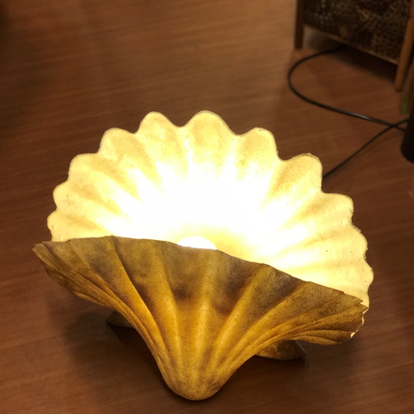 貝のランプ・シャコ貝のランプ