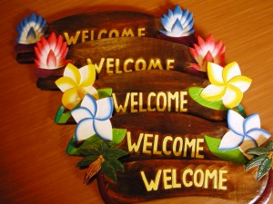 ウエルカムプレート