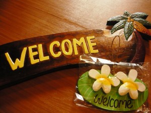 ウエルカムプレート