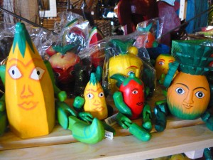 木彫り　ベジタブル